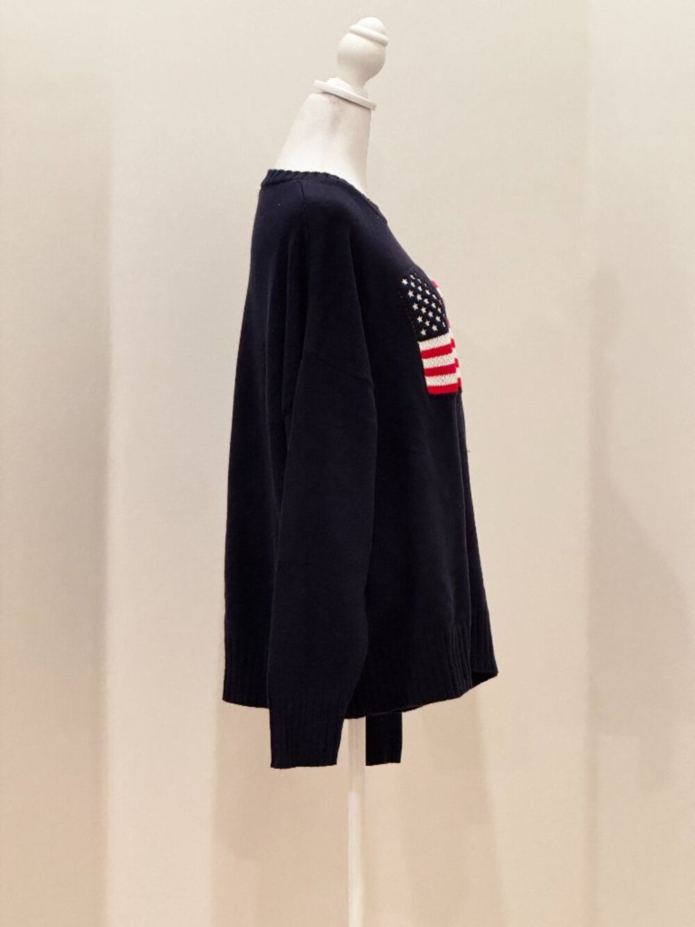 Wild Fable American Flag Knit Pullover Sweater Size XL NWOT - Picture 5 of 16